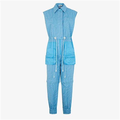 fendi dress.|Fendi denim jumpsuit.